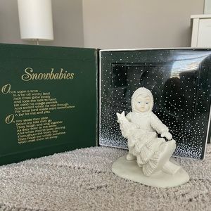 Adorable Christmas Snowbabies figurine.